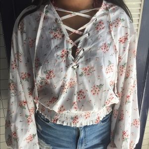 Criss cross top
